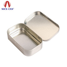 Free sample  brush soap brow tin box square soap tin for soap